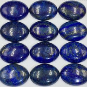 Shop Lapis Lazuli Cabochons! 2pcs 22x30mm Oval Lapis Cabochon Large Oval Cabochon Natural Blue Lapis Gemstone Cabochon Blue Cabochon Designer Cabochon Cabs GC | Natural genuine stones & crystals in various shapes & sizes. Buy raw cut, tumbled, or polished gemstones for making jewelry or crystal healing energy vibration raising reiki stones. #crystals #gemstones #crystalhealing #crystalsandgemstones #energyhealing #affiliate #ad