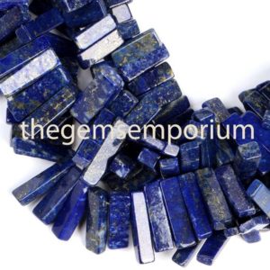 Shop Lapis Lazuli Bead Shapes! Lapis Lazuli Plain Smooth Sticks Beads, Lapis Lazuli Plain Beads, Lapis Lazuli Smooth Beads, 4X14-5X16MM, Lapis Lazuli Beads | Natural genuine other-shape Lapis Lazuli beads for beading and jewelry making.  #jewelry #beads #beadedjewelry #diyjewelry #jewelrymaking #beadstore #beading #affiliate #ad