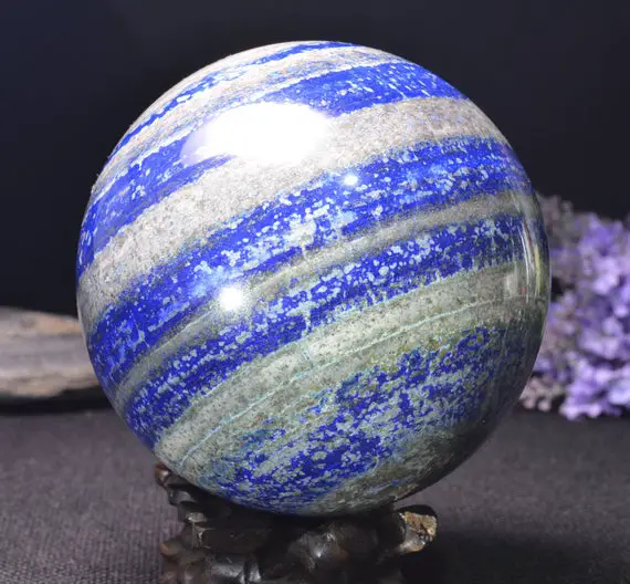 4.33"best Extra Large Lapis Lazuli Sphere/lazuli Ball/ Lazuli Decoration/energy/healing Stone Of Blue Lazuli Sphere-110mm-2167g#392