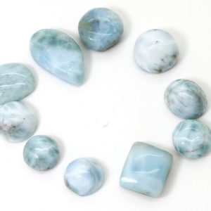Shop Larimar Chip & Nugget Beads! Natural Larimar Cabochon – 10 pcs Chips Rock Stone Gemstone Variety Tear Drop Shape Beads for Ring Necklace Pendant Jewelry Making – PGL45 | Natural genuine chip Larimar beads for beading and jewelry making.  #jewelry #beads #beadedjewelry #diyjewelry #jewelrymaking #beadstore #beading #affiliate #ad