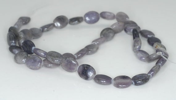 10x8mm Light Purple Lepidolite Gemstone Grade Ab Oval Loose Beads 16 Inch Full Strand (90188431-658)