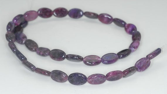 12x8mm Purple Lepidolite Gemstone Grade Aa Oval Loose Beads 16 Inch Full Strand (90188428-657)