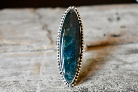 Moss Agate Ring , Moss Agate Ring , 925 Sterling Silver , Agate Gemstone Silver Ring , Women Jewellery Gift #b6