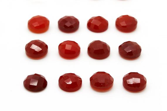 Red Onyx Cabochon,jewelry Making,jewelry Supplies,jewelry Diy,faceted Cabochons,faceted Stone,craft Supplies,red Cabochons - Aa Quality