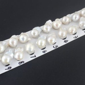 Shop Pearl Earrings! 14-17mmx23-28mmNatural white Pearl beads ,Flameball Pearl , Pearl for make earrings,Large Baroque freshwater pearl pairs–FP004 | Natural genuine Pearl earrings. Buy crystal jewelry, handmade handcrafted artisan jewelry for women.  Unique handmade gift ideas. #jewelry #beadedearrings #beadedjewelry #gift #shopping #handmadejewelry #fashion #style #product #earrings #affiliate #ad