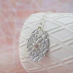 Shop Pearl Necklaces! Oval medallion, pearl necklace, metalwork romantic jewelry | Natural genuine Pearl necklaces. Buy crystal jewelry, handmade handcrafted artisan jewelry for women.  Unique handmade gift ideas. #jewelry #beadednecklaces #beadedjewelry #gift #shopping #handmadejewelry #fashion #style #product #necklaces #affiliate #ad
