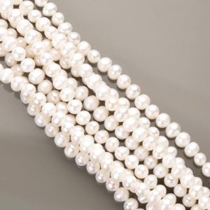 Shop Pearl Rondelle Beads! Pearl strand,pearl rondelle for jewelry making, wedding pearl collections, pearl beads 39 cm line 7 mm,Fresh water button pearl | Natural genuine rondelle Pearl beads for beading and jewelry making.  #jewelry #beads #beadedjewelry #diyjewelry #jewelrymaking #beadstore #beading #affiliate #ad