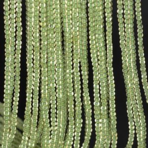 Shop Peridot Beads! 2mm Pedoretes Peridot Gemstone Grade Aa Green Round 2mm Loose Beads 16  inch Full Strand (90147967-107-2mm F) | Natural genuine beads Peridot beads for beading and jewelry making.  #jewelry #beads #beadedjewelry #diyjewelry #jewelrymaking #beadstore #beading #affiliate #ad