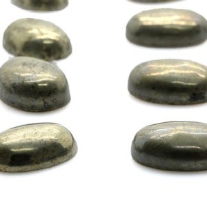 Shop Pyrite Stones & Crystals! CLEARANCE SALE – Oval pyrite smooth cabochon,gemstones cabochons,calibrated cabochons,gray cabochon,iron pyrite gemstone,oval gemstone | Natural genuine stones & crystals in various shapes & sizes. Buy raw cut, tumbled, or polished gemstones for making jewelry or crystal healing energy vibration raising reiki stones. #crystals #gemstones #crystalhealing #crystalsandgemstones #energyhealing #affiliate #ad