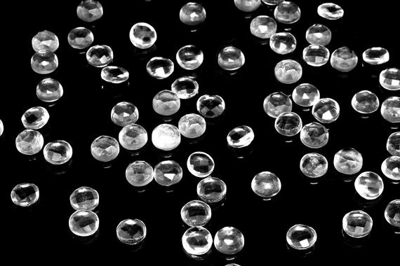 Crystal Quartz Cabochons,small Cabochons,quartz Gemstones,gemstone Cabochons,clear Quartz Cabochons,diy Wholesale - Aa Quality