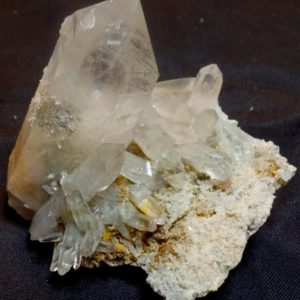 Shop Raw & Rough Quartz Stones! Himalayan Quartz Cluster with Chlorite Inclusions | Natural genuine stones & crystals in various shapes & sizes. Buy raw cut, tumbled, or polished gemstones for making jewelry or crystal healing energy vibration raising reiki stones. #crystals #gemstones #crystalhealing #crystalsandgemstones #energyhealing #affiliate #ad
