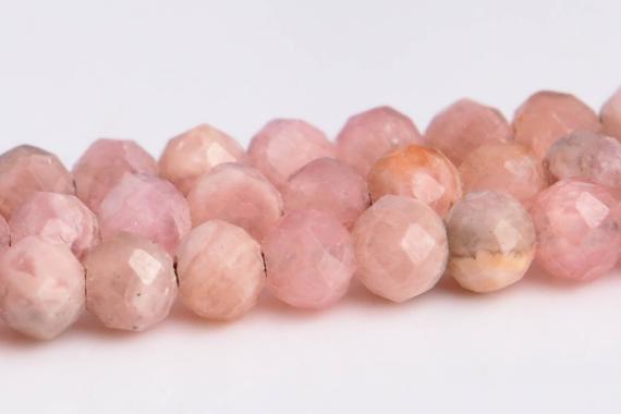 2mm Rhodochrosite Beads Grade A+ Genuine Natural Argentina Gemstone Faceted Round Loose Beads 15.5" Bulk Lot 1,3,5,10,50 (102729-596)