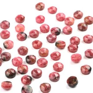 Pink Rhodonite,natural gemstone cabochons,gemstone cabochons,faceted cabochons,rose cut cabochons,custom size cabochon,round cabochon | Natural genuine stones & crystals in various shapes & sizes. Buy raw cut, tumbled, or polished gemstones for making jewelry or crystal healing energy vibration raising reiki stones. #crystals #gemstones #crystalhealing #crystalsandgemstones #energyhealing #affiliate #ad