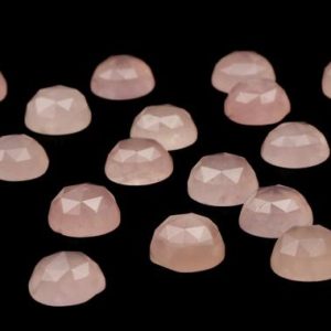 Shop Rose Quartz Cabochons! Rose quartz cabochon,faceted round cabochon,pink quartz stone,faceted gemstone,love gemstone,round cabochon sale – AA Quality | Natural genuine stones & crystals in various shapes & sizes. Buy raw cut, tumbled, or polished gemstones for making jewelry or crystal healing energy vibration raising reiki stones. #crystals #gemstones #crystalhealing #crystalsandgemstones #energyhealing #affiliate #ad