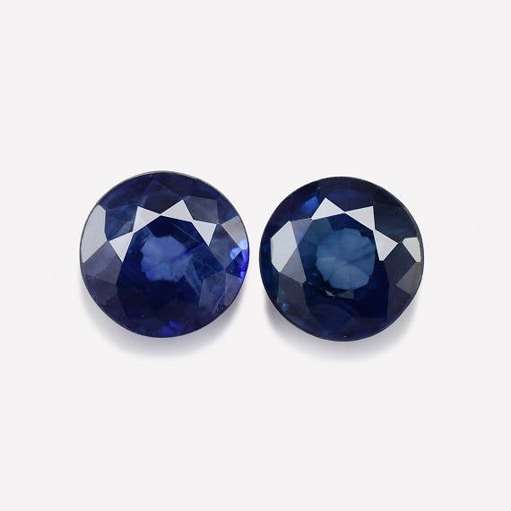 Buy Top Quality Blue Sapphire Gemstone - 4 Mm Natural Faceted Round Precious Loose Gemstones, Perfect For Jewelry Making