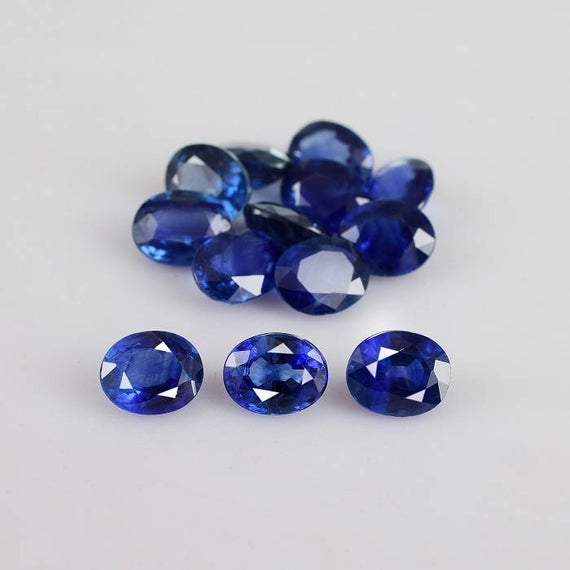 Blue Sapphire Gemstone Faceted Cut Oval 5x4 Mm Gemstone | Blue Sapphire Gemstone | Birthstone Sapphire Gemstone | Loose Sapphire | Sapphire