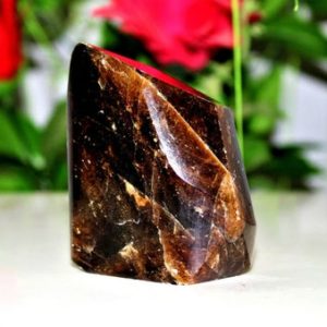 Shop Tumbled Smoky Quartz Crystals & Pocket Stones! Large 320MM Natural Brown Smoky Quartz Crystal Healing Metaphysical Meditation Power Point Obelisk Tower | Natural genuine stones & crystals in various shapes & sizes. Buy raw cut, tumbled, or polished gemstones for making jewelry or crystal healing energy vibration raising reiki stones. #crystals #gemstones #crystalhealing #crystalsandgemstones #energyhealing #affiliate #ad