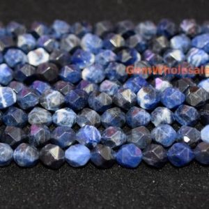 15.5" Natural sodalite stone 8mm/10mm faceted beads, dark blue gemstone,semi precious stone,jewelry wholesaler from China | Natural genuine faceted Sodalite beads for beading and jewelry making.  #jewelry #beads #beadedjewelry #diyjewelry #jewelrymaking #beadstore #beading #affiliate #ad