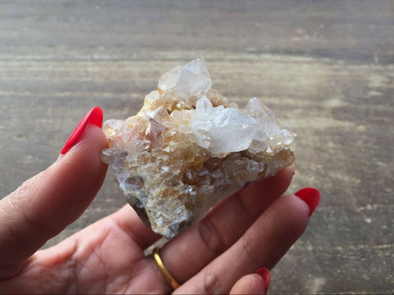 Spirit Cactus Quartz Cluster Fairy Quartz Cluster Stalactite Specimen Healing Crystals Meditation Reiki Grid From Kwandebele Ba10