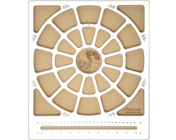 The Beaders Pocket Board With Shallow And Deep Pockets By Acclaim Crafts In Wood! #40004