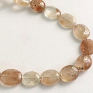 Shop Topaz Necklaces! 8-16mm Imperial Topaz Oval Plain Beads, Golden Champagne Topaz Plain Beads, Topaz Necklace, 4 Inch Plain Topaz Oval Beads For Jewelry | Natural genuine Topaz necklaces. Buy crystal jewelry, handmade handcrafted artisan jewelry for women.  Unique handmade gift ideas. #jewelry #beadednecklaces #beadedjewelry #gift #shopping #handmadejewelry #fashion #style #product #necklaces #affiliate #ad