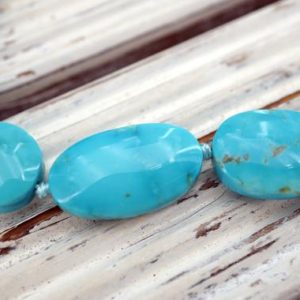 Shop Turquoise Bead Shapes! Stabilized Kingman Turquoise 10-13mm freeform beads (ETB00962)  Rare stone/Unique jewelry/Vintage jewelry/Gemstone necklace | Natural genuine other-shape Turquoise beads for beading and jewelry making.  #jewelry #beads #beadedjewelry #diyjewelry #jewelrymaking #beadstore #beading #affiliate #ad
