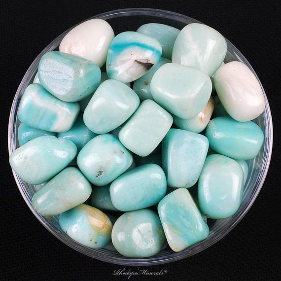 Amazonite Tumbled Stone, Amazoniteм Tumbled Stones, Stones, Crystals, Rocks, Gifts, Gemstones, Gems, Zodiac Crystals, Healing Crystals