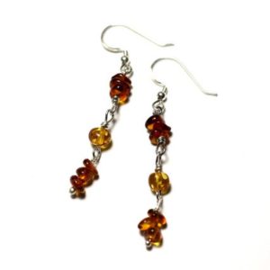 Shop Amber Earrings! Earrings Silver 925 and amber natural 50 mm | Natural genuine Amber earrings. Buy crystal jewelry, handmade handcrafted artisan jewelry for women.  Unique handmade gift ideas. #jewelry #beadedearrings #beadedjewelry #gift #shopping #handmadejewelry #fashion #style #product #earrings #affiliate #ad