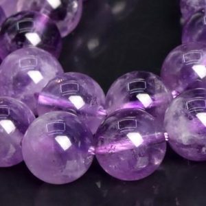 Shop Amethyst Round Beads! 21 Pcs – 9MM Transparent Lavender Amethyst Beads Brazil Grade AA Genuine Natural Round Gemstone Loose Beads (109412) | Natural genuine round Amethyst beads for beading and jewelry making.  #jewelry #beads #beadedjewelry #diyjewelry #jewelrymaking #beadstore #beading #affiliate #ad