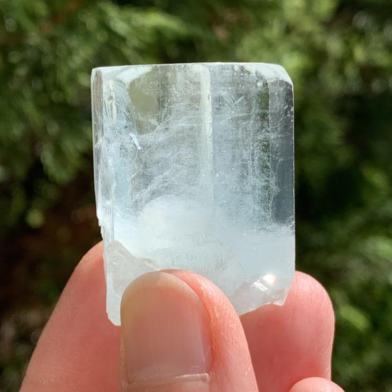 40mm Aquamarine Crystal - Beryl Stone - Raw Natural Mineral - Healing Crystal - Meditation Stone - Collectible Specimen - From Pakistan- 54g