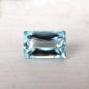 Shop Aquamarine Shapes! 5.64ct Aquamarine loose gemstone Baguette cut faceted blue stone for jewelry 12x8mm | Natural genuine stones & crystals in various shapes & sizes. Buy raw cut, tumbled, or polished gemstones for making jewelry or crystal healing energy vibration raising reiki stones. #crystals #gemstones #crystalhealing #crystalsandgemstones #energyhealing #affiliate #ad