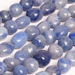 Natural Blue Aventurine Loose Beads Grade AAA Pebble Nugget Shape 8-10mm | Natural genuine chip Aventurine beads for beading and jewelry making.  #jewelry #beads #beadedjewelry #diyjewelry #jewelrymaking #beadstore #beading #affiliate #ad