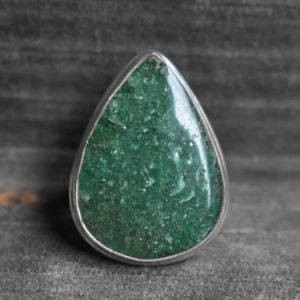 Shop Aventurine Rings! natural green aventurine ring,925 silver ring,green aventurine ring,natural aventurine gemstone ring,drop shape ring,gemstone ring | Natural genuine Aventurine rings, simple unique handcrafted gemstone rings. #rings #jewelry #shopping #gift #handmade #fashion #style #affiliate #ad