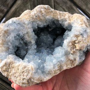 CLEARANCE Large Celestite Geode, Blue Celestite, Large Geode, Crystal Cluster, Home Decor, Celestine, Display Piece, Birthday Gift | Natural genuine stones & crystals in various shapes & sizes. Buy raw cut, tumbled, or polished gemstones for making jewelry or crystal healing energy vibration raising reiki stones. #crystals #gemstones #crystalhealing #crystalsandgemstones #energyhealing #affiliate #ad