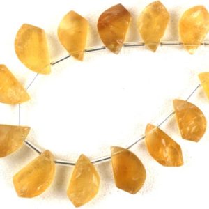 AAA Quality 1 Strand Natural Citrine Rough, Size 8×14-10×18 MM Gemstone, Fancy Shape Rough 13 Pieces, Making Yellow Jewelry, Wholesale Price | Natural genuine beads Array beads for beading and jewelry making.  #jewelry #beads #beadedjewelry #diyjewelry #jewelrymaking #beadstore #beading #affiliate #ad