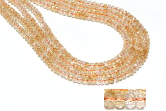 Natural Citrine Beads,semiprecious Beads,gemstone Beads,natural Beads,natural Gemstones,loose Beads - 16" Full Strand