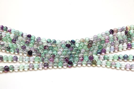 Craft Supplies Beads,fluorite Beads,semiprecious Beads,gemstone Beads,round Beads,jewelry Making,jewelry Supplies,unique Beads,aa Quality