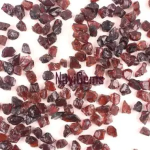 AAA Quality 50 Pieces Natural Garnet Rough,Loose Gemstone,6-8 MM Approx,Making Jewelry,Raw Garnet,Red Garnet,Wholesale Price New Arrival | Natural genuine chip Garnet beads for beading and jewelry making.  #jewelry #beads #beadedjewelry #diyjewelry #jewelrymaking #beadstore #beading #affiliate #ad