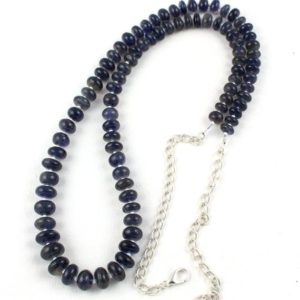 Shop Iolite Necklaces! AAA+ Quality 1 Necklace Strand Natural Iolite Beads-Iolite Rondelle Beads,Smooth Beads,Rondelle Beads,Best Price,Tiny Beads,Iolite Necklace | Natural genuine Iolite necklaces. Buy crystal jewelry, handmade handcrafted artisan jewelry for women.  Unique handmade gift ideas. #jewelry #beadednecklaces #beadedjewelry #gift #shopping #handmadejewelry #fashion #style #product #necklaces #affiliate #ad