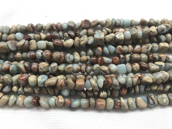 Natural Snake Skin Jasper 5-8mm Chips Genuine Gemstone Nugget Loose Beads 15inch Jewelry Supply Bracelet Necklace Material Support Wholesale
