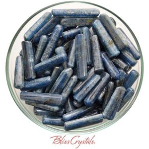 1 BLUE KYANITE Polished Stick Gemmy #BK10 | Natural genuine stones & crystals in various shapes & sizes. Buy raw cut, tumbled, or polished gemstones for making jewelry or crystal healing energy vibration raising reiki stones. #crystals #gemstones #crystalhealing #crystalsandgemstones #energyhealing #affiliate #ad