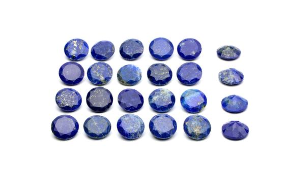 Round Lapis Lazuli,16mm Custom Cut Natural Gemstone,round Gemstone,semiprecious Stones,loose Stones,faceted Stone - Aa Quality - 1 Pc