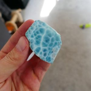 High Grade Natural Blue Larimar Slab Specimen | Natural genuine stones & crystals in various shapes & sizes. Buy raw cut, tumbled, or polished gemstones for making jewelry or crystal healing energy vibration raising reiki stones. #crystals #gemstones #crystalhealing #crystalsandgemstones #energyhealing #affiliate #ad