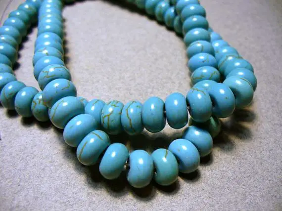 Magnesite Beadsturquoise  Rondelle  8x5mm