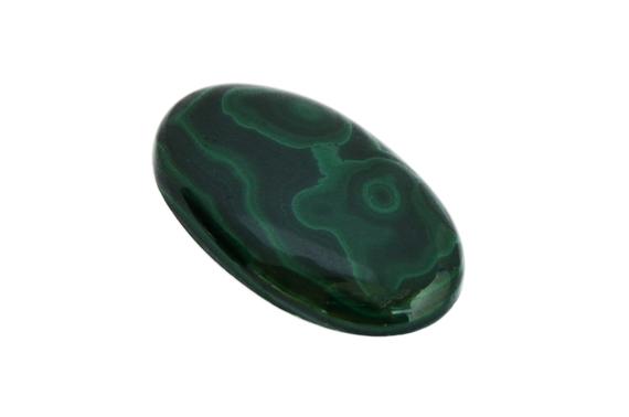 Malachite Cabochon Oval (27mm X 16mm X 4mm) - Oval Cab - Healing Gemstone - Mineral For Pendant - Malachite Stone