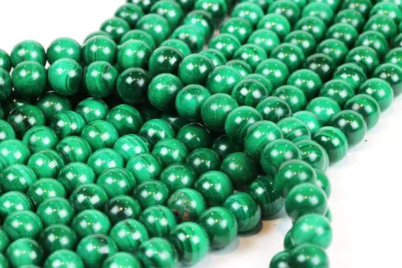 Malachite Beads,gemstone Beads,green Beads,malachite Gemstone,beads Wholesale,beads Bulk,loose Beads,round Beads,aa Quality