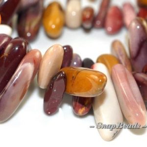 Decadence Mookaite Gemstones Pebble Chip 23X8MM Loose Beads 7.5 inch Half Strand (90108497-106) | Natural genuine chip Mookaite Jasper beads for beading and jewelry making.  #jewelry #beads #beadedjewelry #diyjewelry #jewelrymaking #beadstore #beading #affiliate #ad