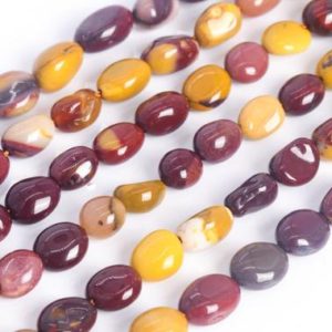 Shop Mookaite Jasper Chip & Nugget Beads! Genuine Natural Mookaite Loose Beads Grade AAA Pebble Nugget Shape 5-6mm | Natural genuine chip Mookaite Jasper beads for beading and jewelry making.  #jewelry #beads #beadedjewelry #diyjewelry #jewelrymaking #beadstore #beading #affiliate #ad