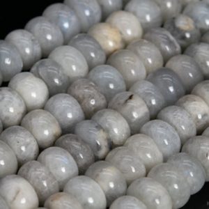 Shop Moonstone Rondelle Beads! Genuine Natural Light Gray Moonstone Loose Beads India Grade A Rondelle Shape 9×3-5mm | Natural genuine rondelle Moonstone beads for beading and jewelry making.  #jewelry #beads #beadedjewelry #diyjewelry #jewelrymaking #beadstore #beading #affiliate #ad