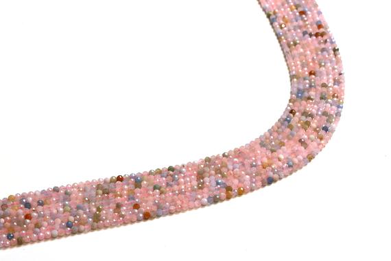 Morganite Beads,natural Semiprecious Beads,morganite Gemstone,jewelry Supplies,faceted Beads,small Diy Beads,wholesale Gemstone Beads
